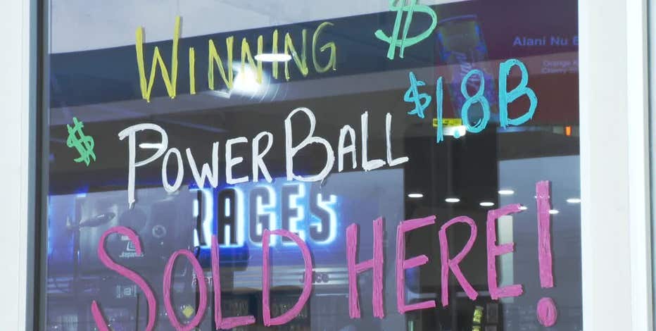 Texas convenience store sells winning Powerball ticket, winning half of $1.8B jackpot