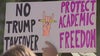 UT Austin students protest against Trump's higher education vision