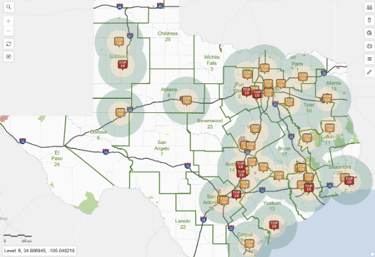 Planning tool for Texas agency can now lead you to best BBQ joints