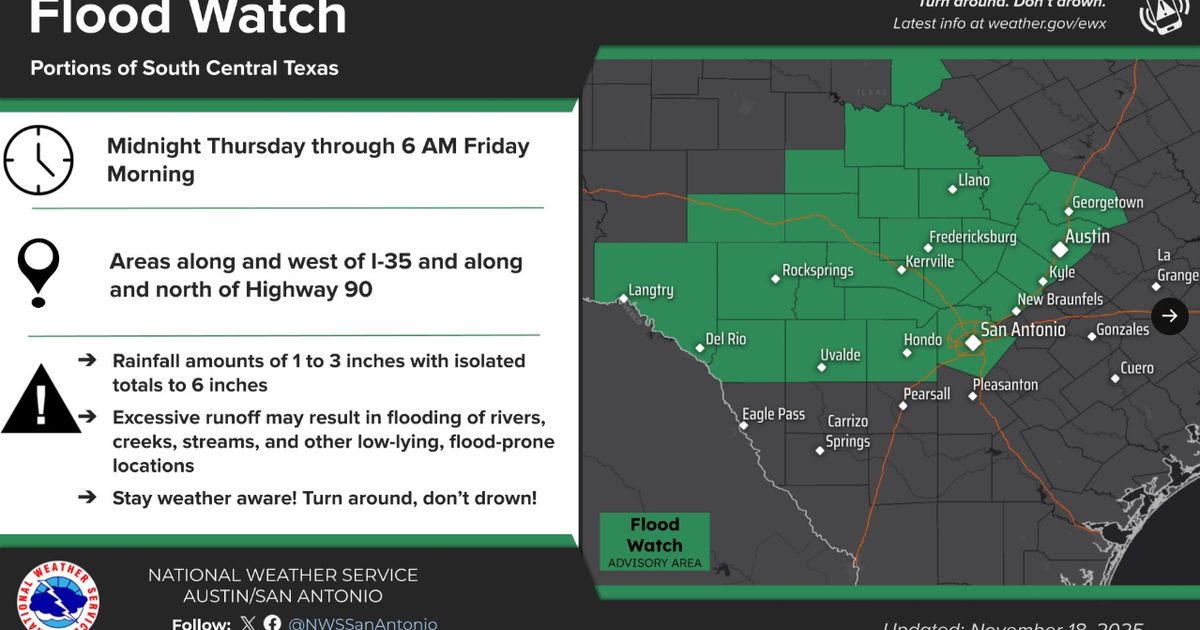 Flood Watch on the horizon for south Central Texas | FOX 7 Austin