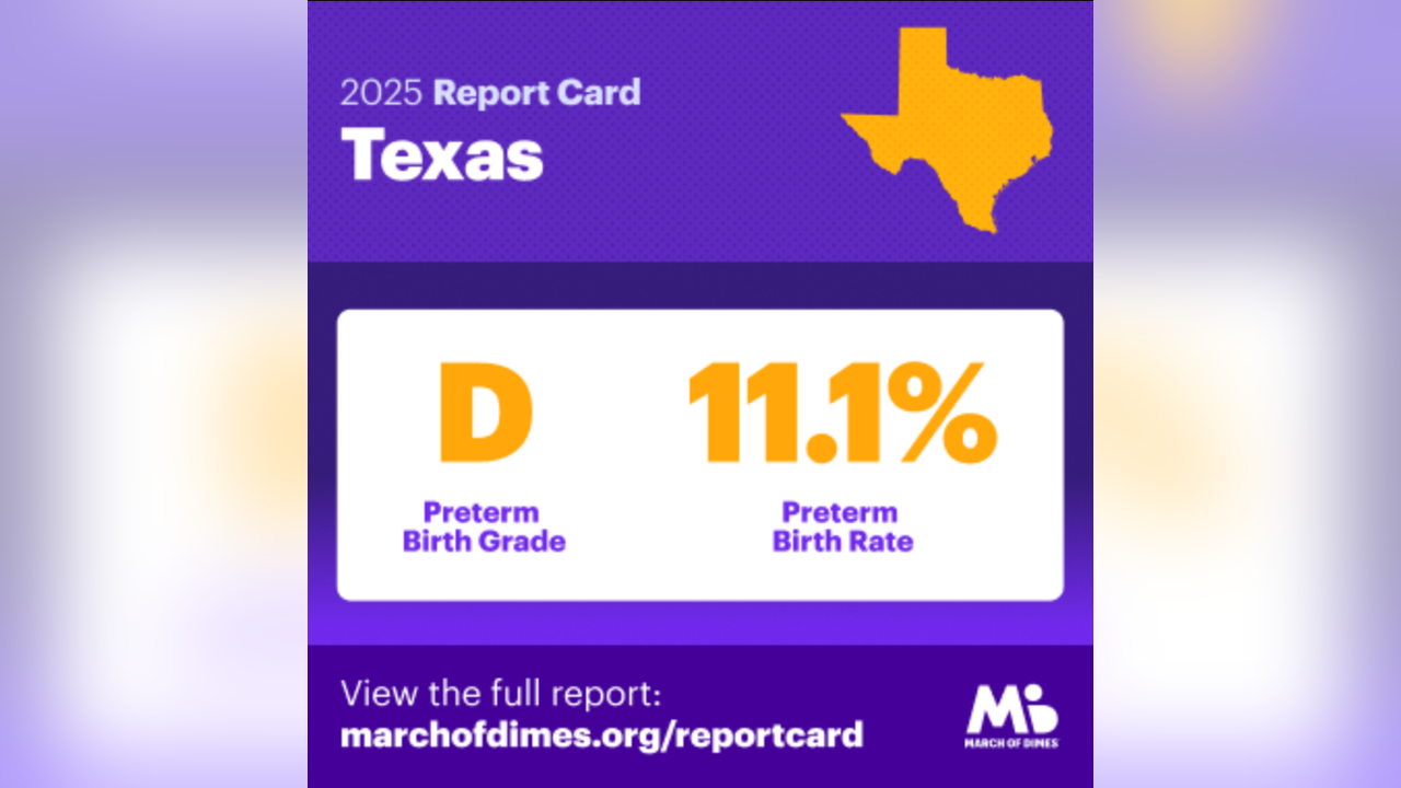 Texas earns 'D' on March of Dimes report as infant mortality worsens