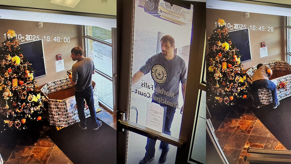 Caught on video: Person steals from toy donation box in Marble Falls