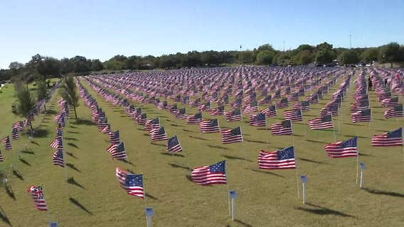 Georgetown unveils record 2,000 flags to honor local heroes at Field of Honor ceremony