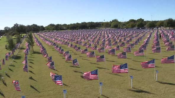 Georgetown unveils record 2,000 flags to honor local heroes at Field of Honor ceremony
