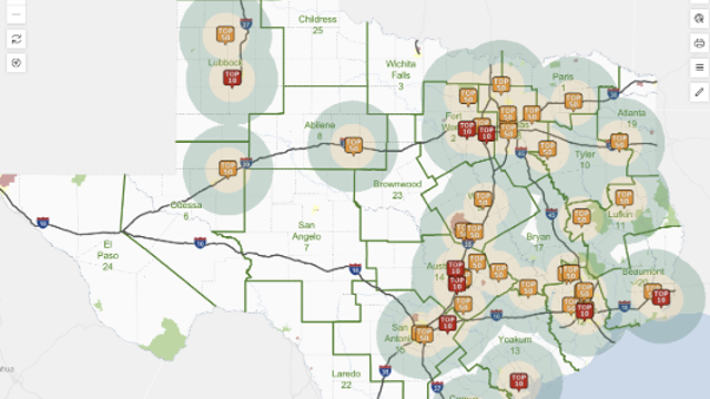 Planning tool for Texas agency can now lead you to best BBQ joints