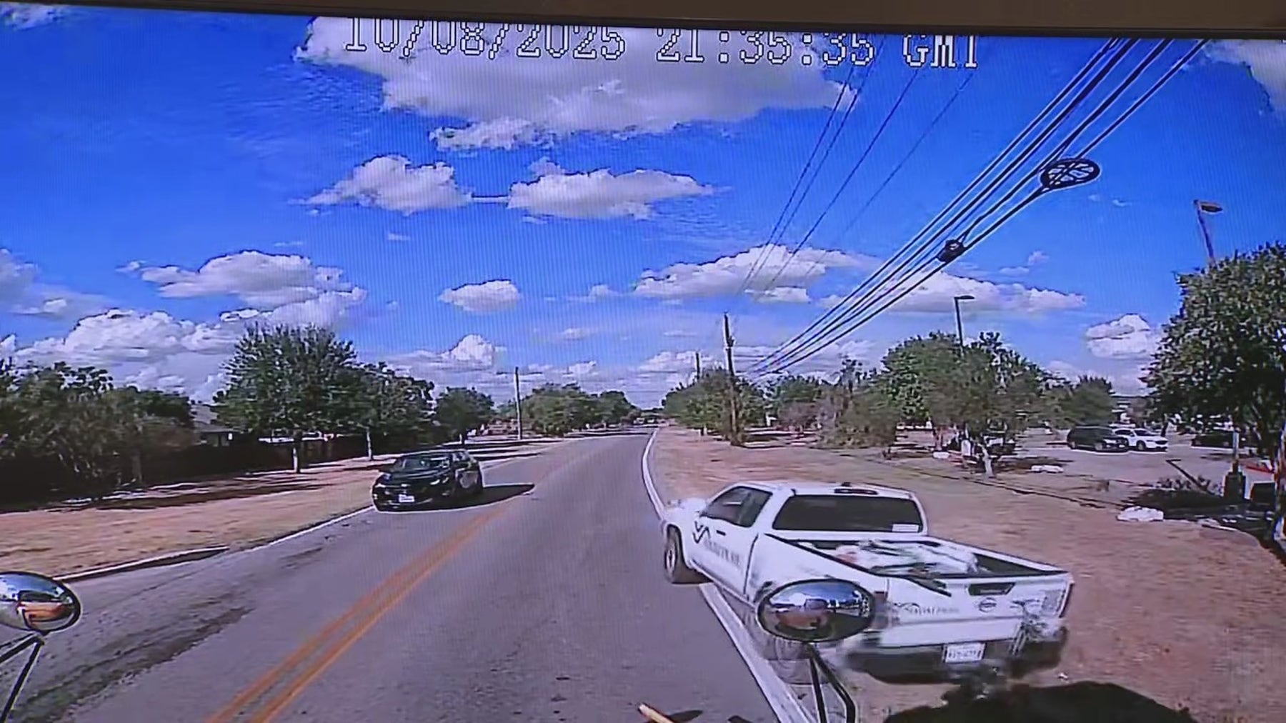 Driver arrested after illegally passing school bus and narrowly hitting a child