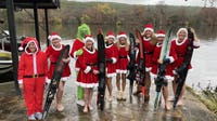 Santa's helpers spread holiday cheer on Lake Austin