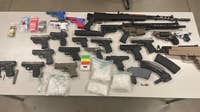 Texas pursuit ends with discovery of meth, ghost guns