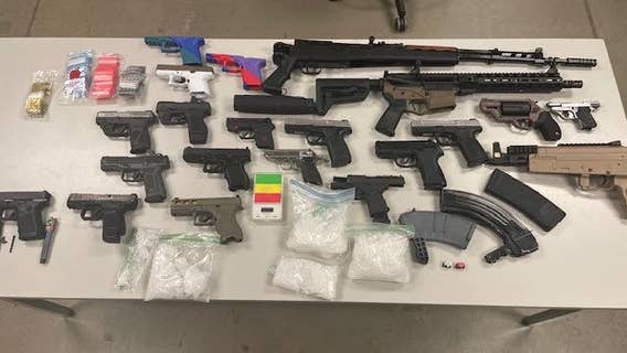 Texas pursuit ends with discovery of meth, ghost guns