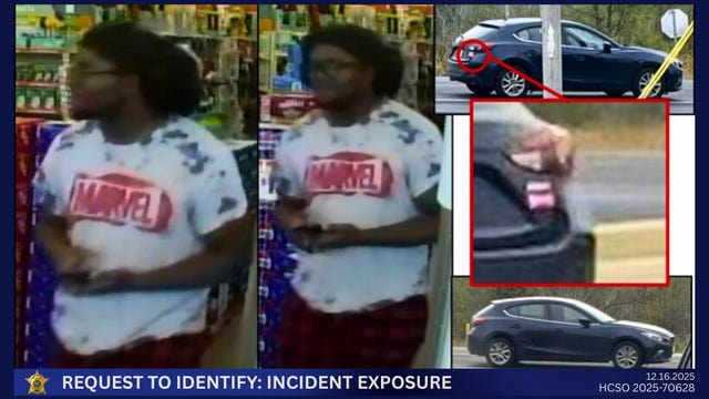 Deputies looking for suspect accused of exposing himself in Kyle store