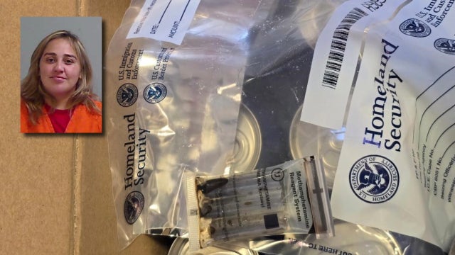 Meth found inside alcohol containers at border; Texas woman arrested