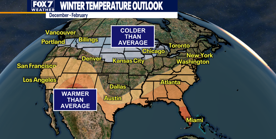 Central Texas Winter weather outlook 2025-2026: Will there be snow?