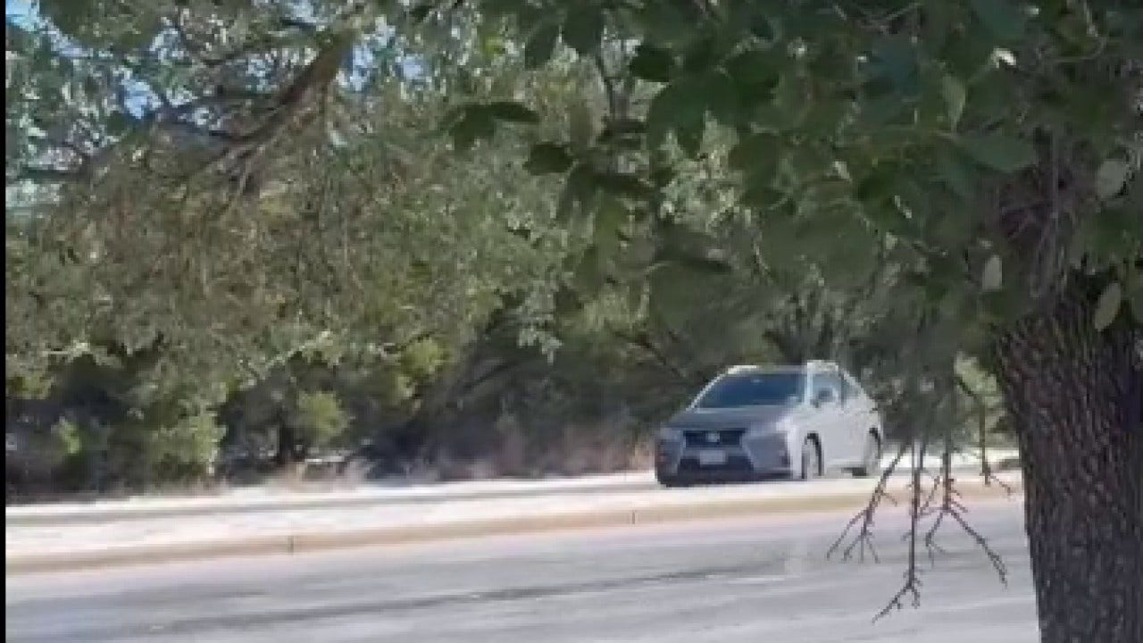 Austin weather: Video captures car spinning down icy road