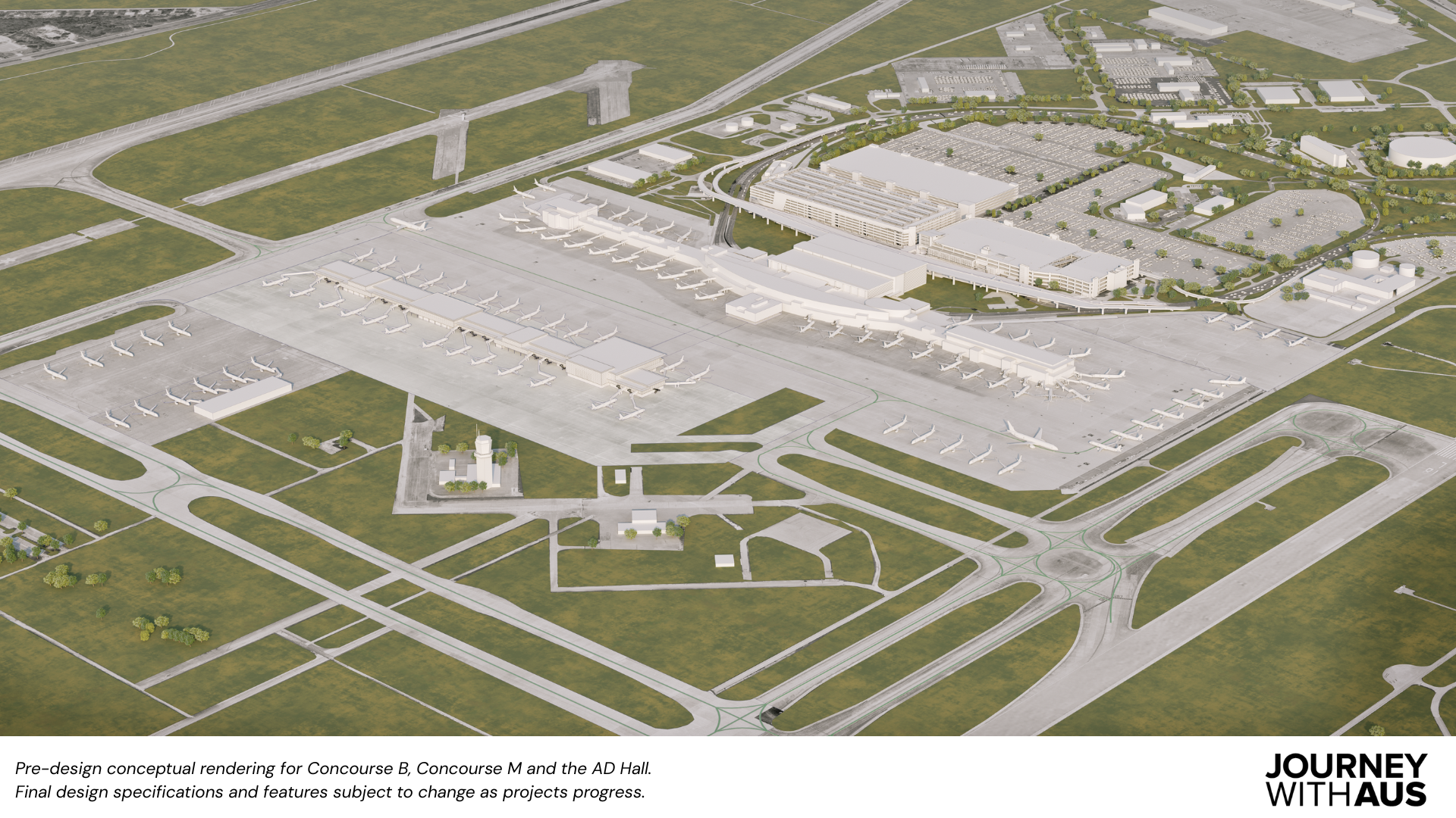 Austin airport to nearly double in size over next decade
