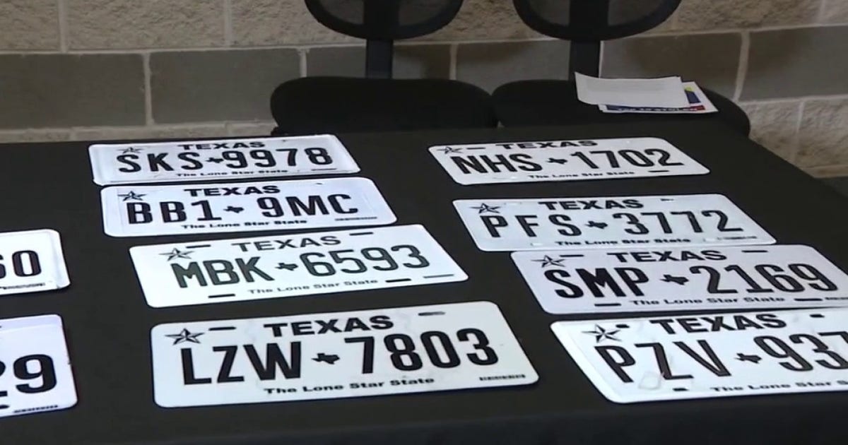 Texas got rid of paper tags. Now, fraudsters are using fake metal plates