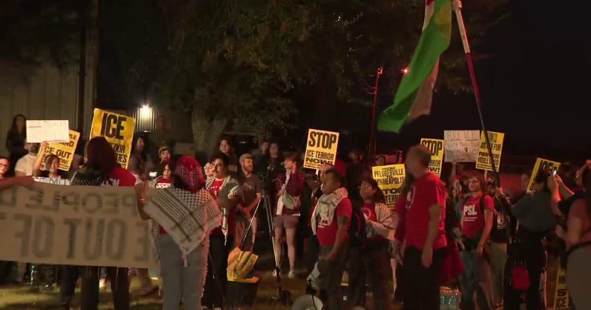 Protest against ICE takes place in Pflugerville after deadly shooting ...