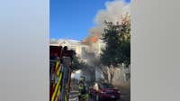 Firefighter injured when apartment collapses during Pflugerville blaze