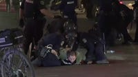 ICE protests in Austin: 5 arrested, charged for actions outside JJ Pickle building