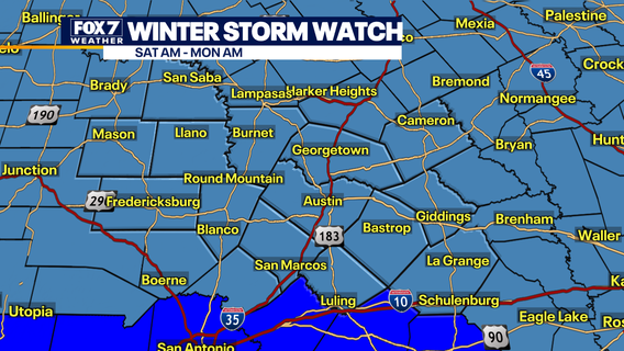 Austin winter weather: Storm timeline as freezing temps, icy roads expected