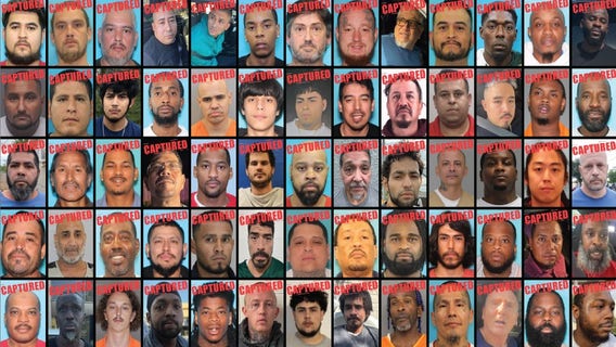 Texas' Most Wanted program results in 65 captures in 2025