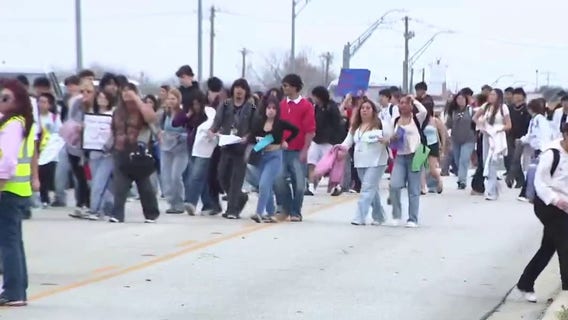 Hundreds of Hays CISD students leave campus to protest: district
