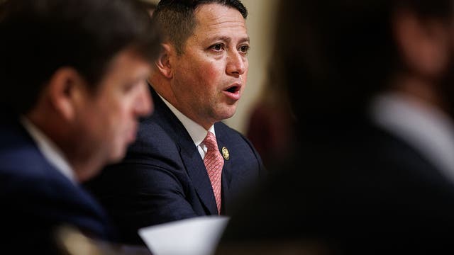 Johnson says 'things will play out' for Texas congressman's sexting scandal as primary looms