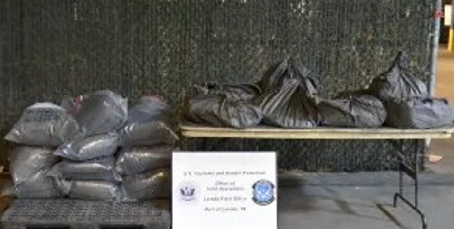 Nearly $6M in meth seized while hidden in commercial truck at Laredo