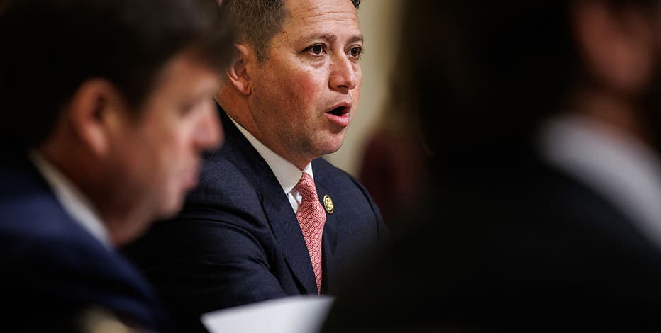 Johnson says 'things will play out' for Texas congressman's sexting scandal as primary looms