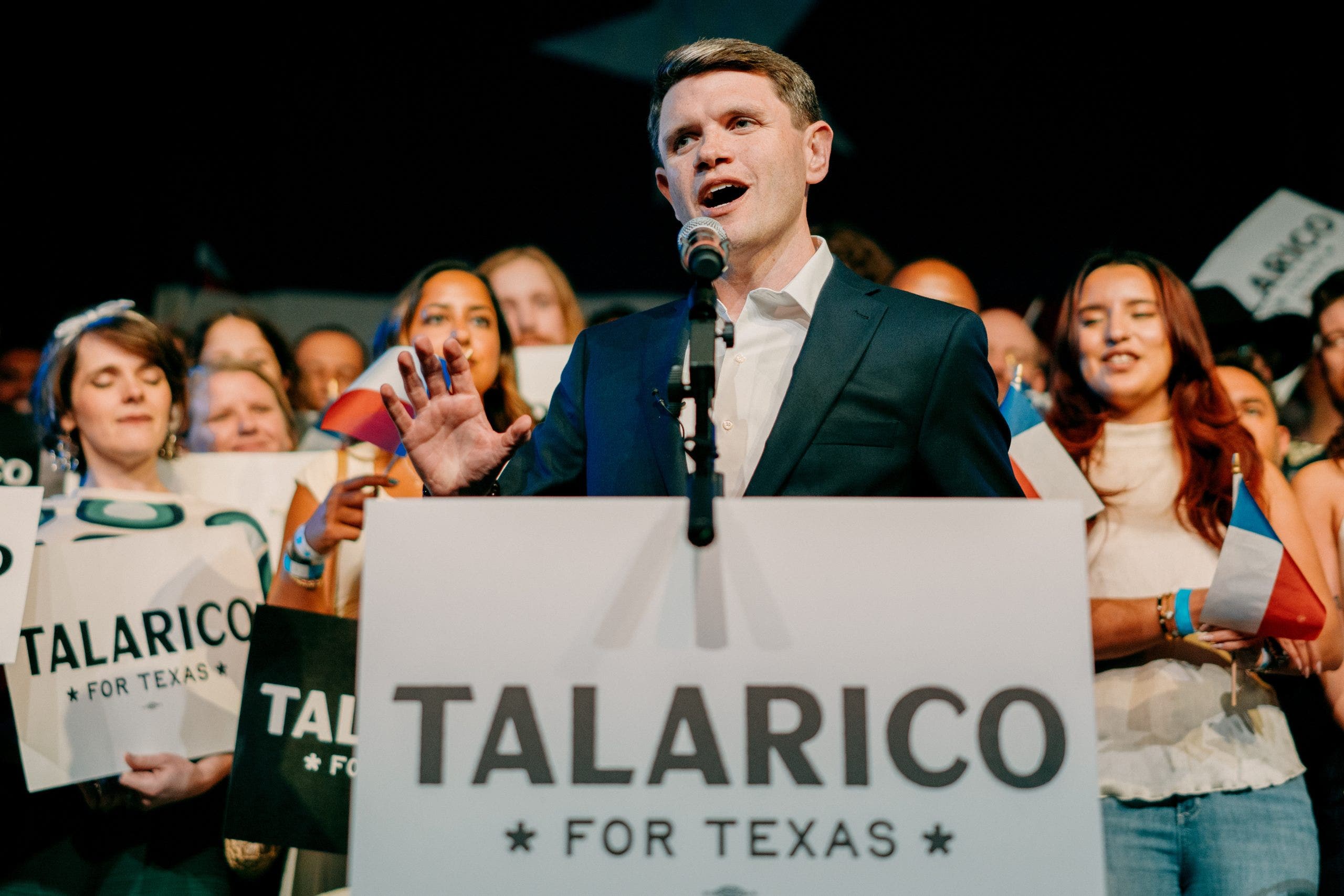 James Talarico thanks supporters, warns billionaires in Senate primary victory speech
