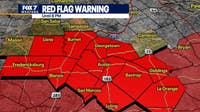 Austin weather: Red Flag Warning in place as cold front moves in