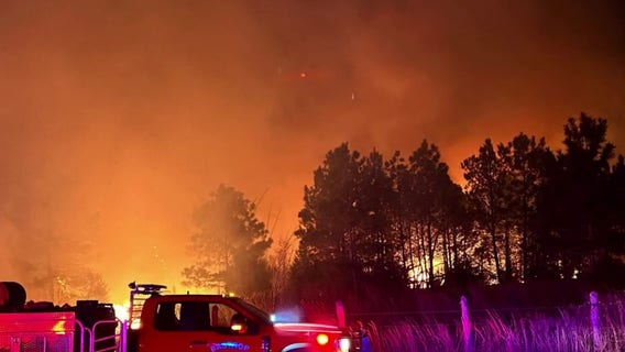 Spring Pine Fire in Bastrop County: Crews working to put out wildfire