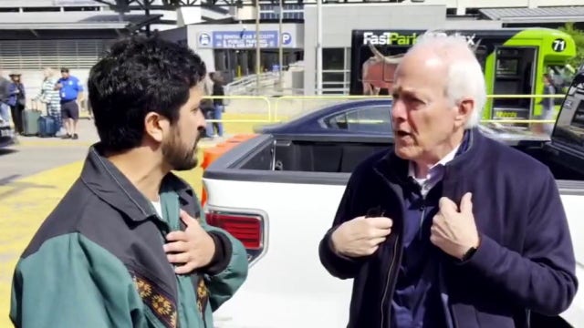 Sen. John Cornyn, Rep. Greg Casar argue at Austin airport over DHS funding impasse