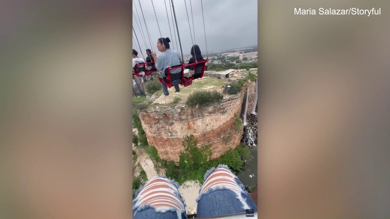 WATCH: San Antonio Six Flags riders get stuck 200 feet in air