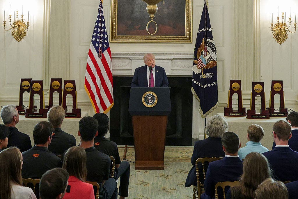 Texas A&M women’s volleyball honored by President Trump at White House for 2025 NCAA National Championship