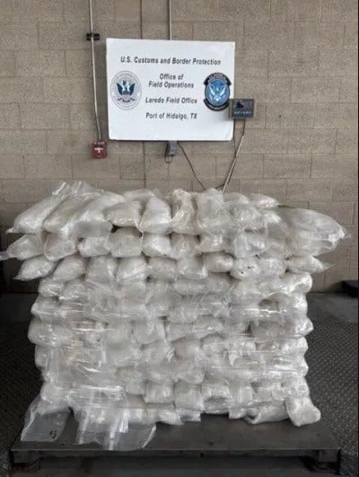 CBP officers seize $8.1M in meth hidden in tile shipment at Texas border
