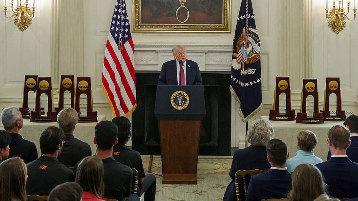 Texas A&M women’s volleyball honored by President Trump at White House for 2025 NCAA National Championship