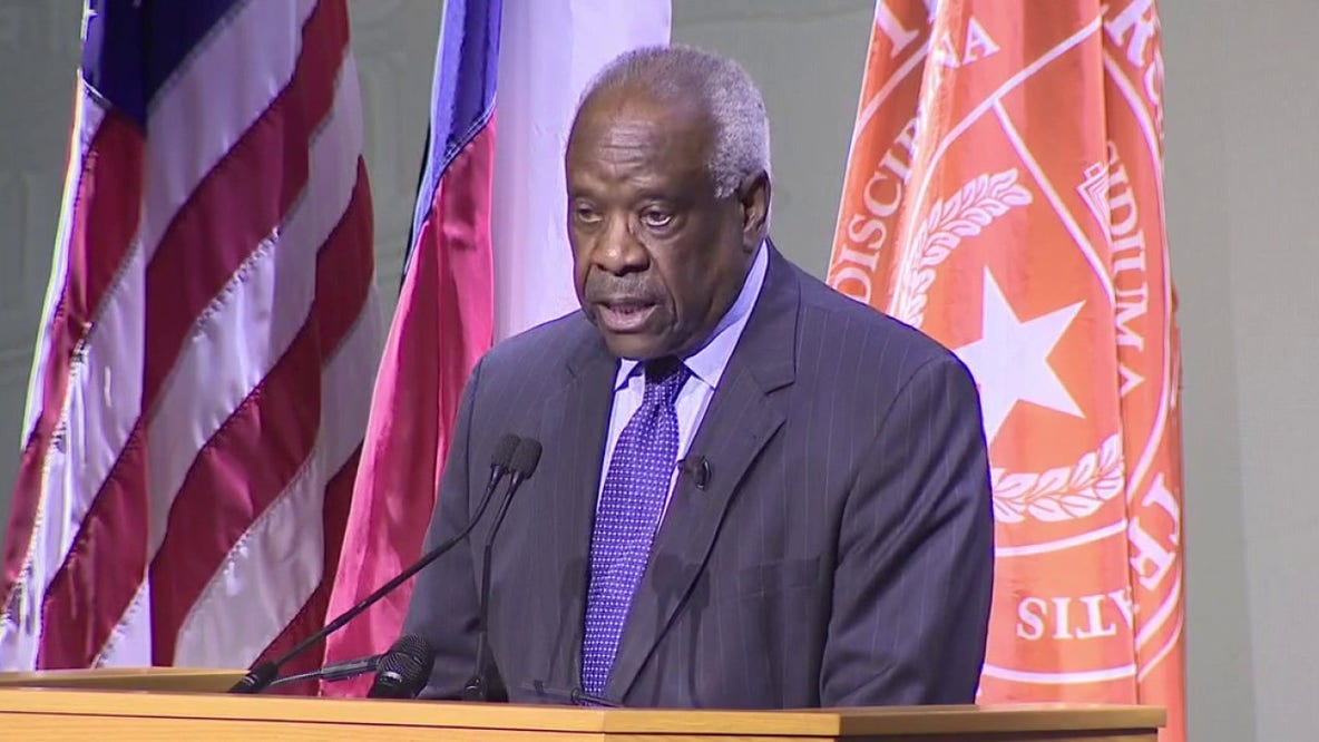 Supreme Court Justice Clarence Thomas speaks at UT Austin