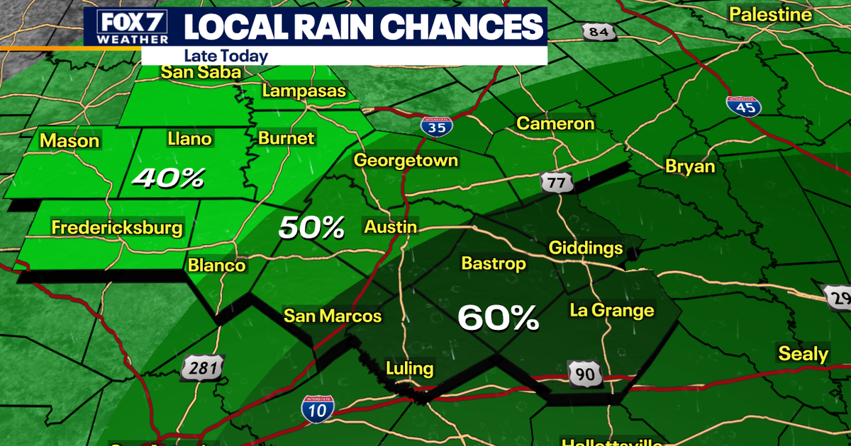 Austin weather: Severe storms possible with main threats hail, strong winds