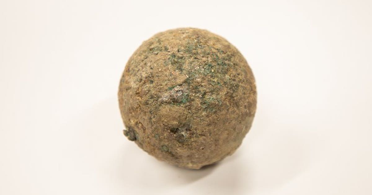 Csm Intact Cannonball from Battle of the Alamo era found near Texas church | FOX ...