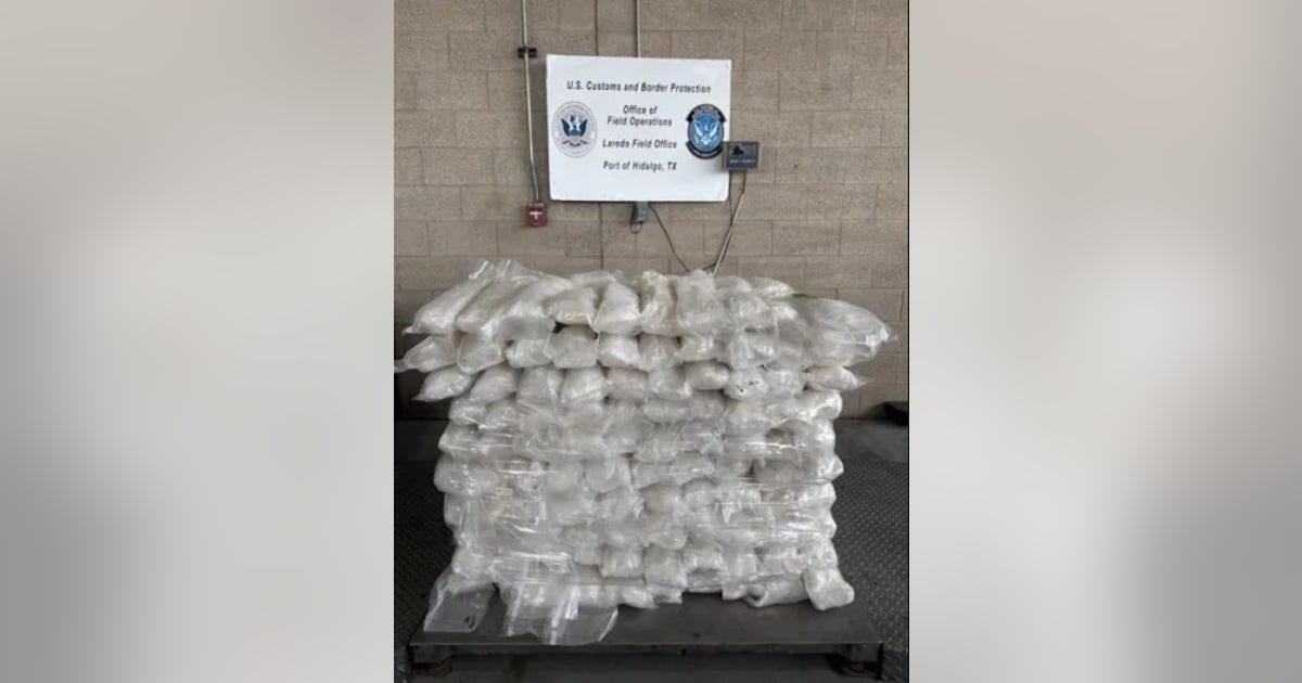 CBP officers seize $8.1M in meth hidden in tile shipment at Texas ...