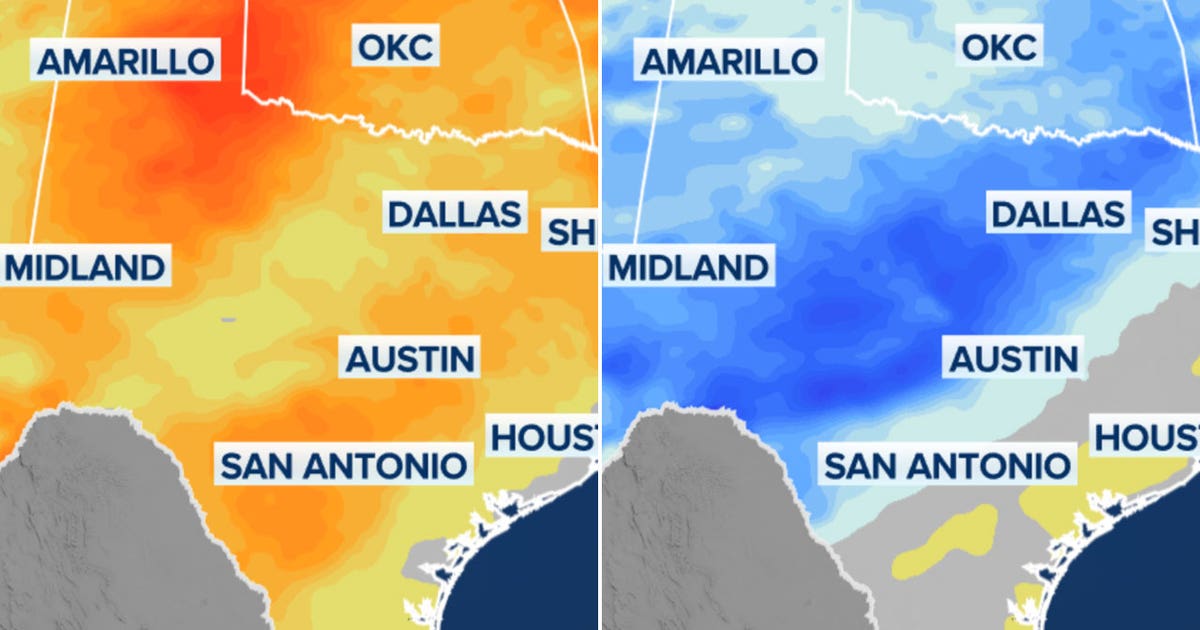 Freeze alerts issued in Texas as weather whiplash turns heads this ...