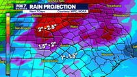 Parts of Central Texas see over inch of rain, but more is still to come