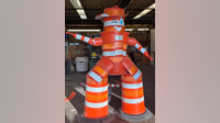 TxDOT unveils 'Tex' the barrel cowboy for National Work Zone Awareness Week