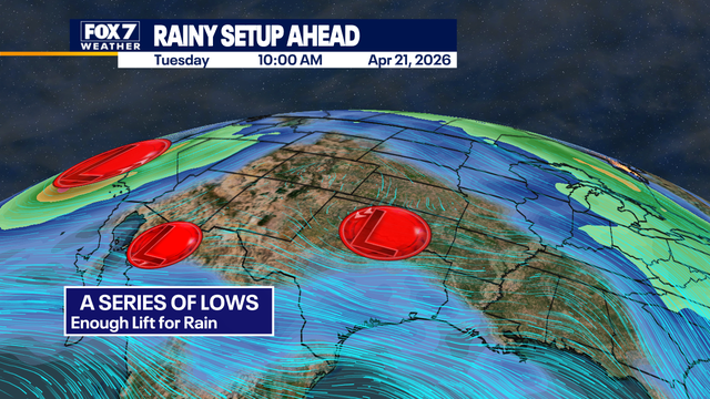Austin weather: Several rounds of rain and storms