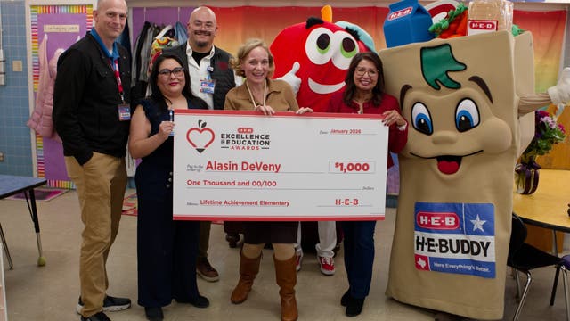 H-E-B announces 68 finalists for statewide Excellence in Education honors