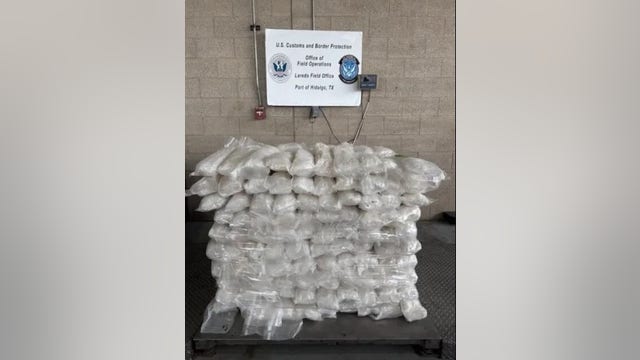 CBP officers seize $8.1M in meth hidden in tile shipment at Texas border