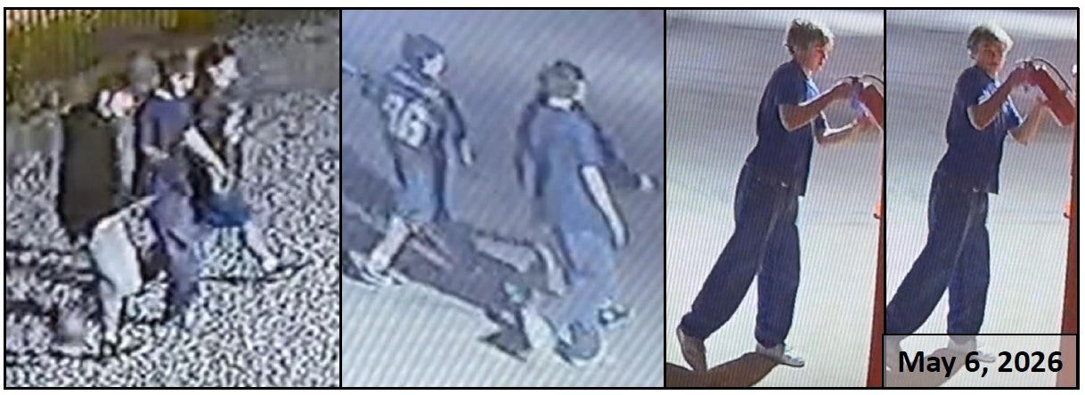 Deputies looking for suspects seen damaging storage units in Kyle