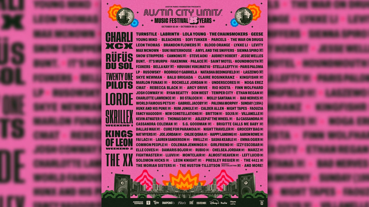 ACL Music Festival 2026: Who's performing this year?