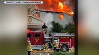 Lightning strike sparks massive fire, destroys hotel in Brady
