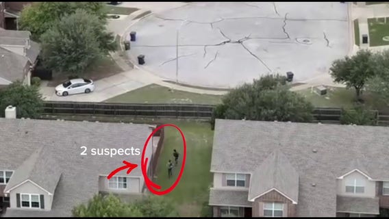 VIDEO: Leander PD uses drone to help find suspects during brief pursuit